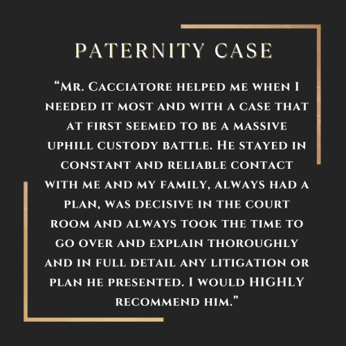 Nick Cacciatore Paternity Case Review